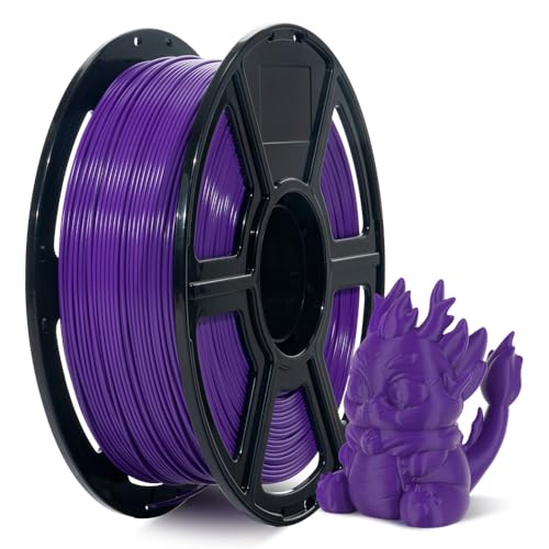 FLASHFORGE Rapid PLA Filament 1.75mm, High Flow Speedy 3D Printer Filament, Experience Exceptional Performance with 500mm/s High-Speed Printing, Neatly Wound & Top-Notch Filament (Purple)