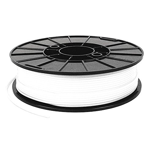 Filament, TPE, 1.75mm Diam., Snow, 0.75kg