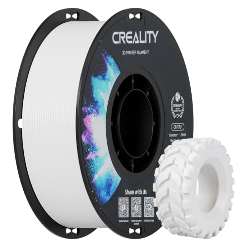 Creality TPU 95A Flexible 3D Printer Filament 1.75mm, 1kg White