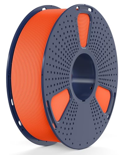 SUNLU High Speed PETG 3D Filament 1.75mm, 30mm/s - 600mm/s Print Range, High Flow Speedy 3D Printer Filament, Fit Most FDM Printers, Dimensional Accuracy +/- 0.02mm, 1kg Spool, (Orange)