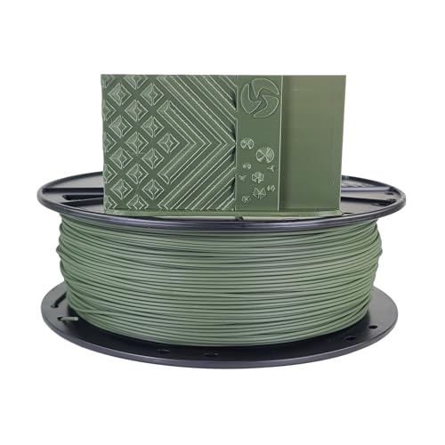 3D-Fuel Tough Pro PLA+ Filament for 3D Printing, Made in The USA, 3D Printer Filament, Dimensional Accuracy +/- 0.02 mm, 1.75 mm, 1 kg Spool, Olive Green