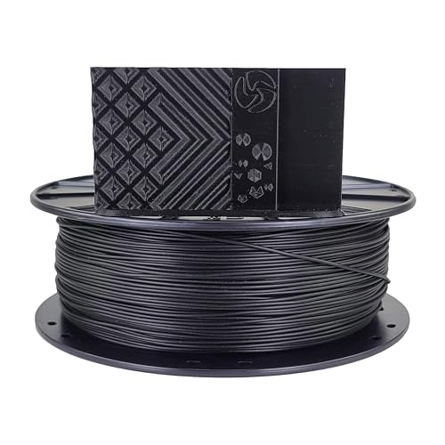 3D-Fuel 3D Filament High Temp Tough Pro PLA+ Midnight Black, 1.75mm, 1 kg +/- 0.02mm Tolerance, Made in USA, Easy to Print and Works with Most 3D Printer Brands