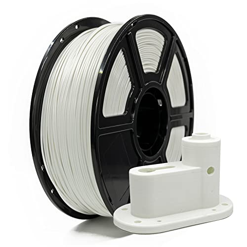 FLASHFORGE ASA Filament 1.75mm White, 3D Printer Filament 1kg (2.2lbs) Spool, Dimensional Accuracy +/- 0.02mm, Durable, High UV-Resistant, Perfect for Printing Outdoor Functional Parts