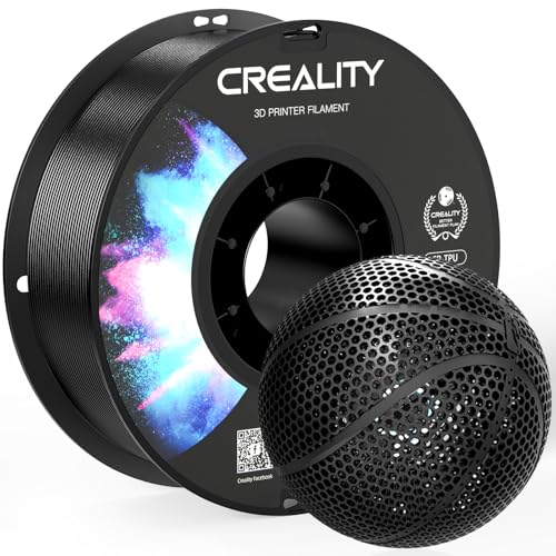 Official Creality TPU Filament-Christmas Gifts, Flexible 3D Printer Filament 1.75mm, 95A Shore High Hardness & Resilience, Dimensional Accuracy +/- 0.03 mm for Most FDM 3D Printers