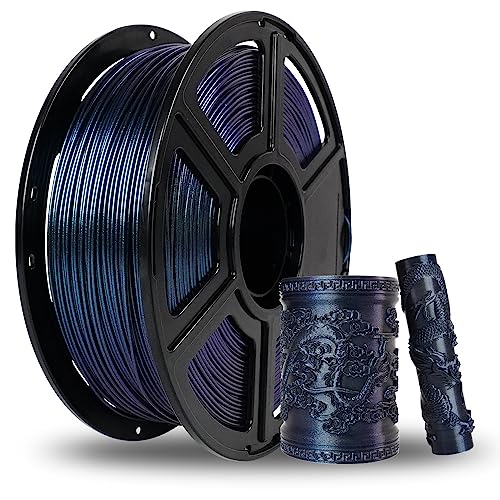 FLASHFORGE PETG Filament 1.75mm, Chameleon Color Shift 3D Printer Filament, Changes Color with Light and Angles, 1KG Spool (2.2lbs), Dimensional Accuracy±0.02 mm, Premium PETG Filament(Burnt Titanium)