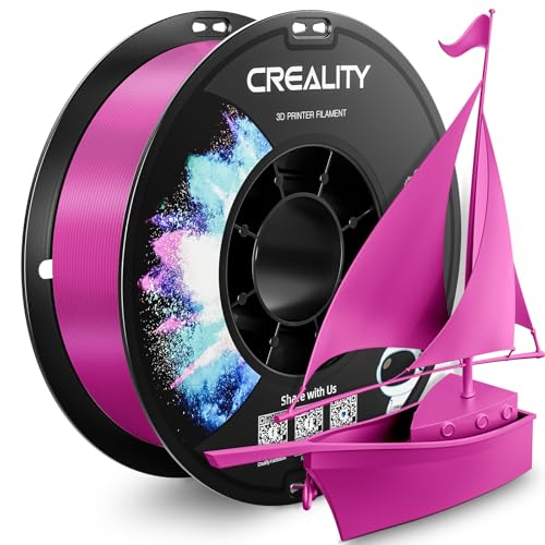 CREALITY PETG Filament 1.75mm 3D Printer Filament, 1kg (2.2lb) Neatly Wound Spool, Dimensional Accuracy ±0.03mm, 2025 Latest Batch, Fit for Ender, Bambu Lab, Anycubic,ELEGOO FDM Printers, Magenta