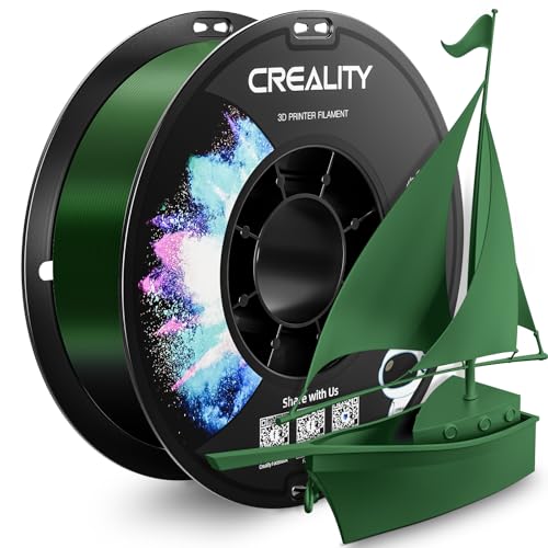 CREALITY PETG Filament 1.75mm 3D Printer Filament, 1kg (2.2lb) Neatly Wound Spool, Dimensional Accuracy ±0.03mm, Fit for Ender, Bambu Lab, Anycubic,ELEGOO FDM Printers, Army Green