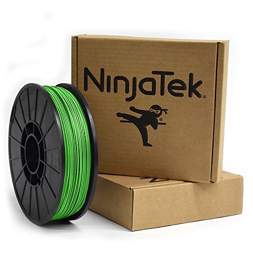 NinjaTek 3DCH06117510 NinjaTek Cheetah TPU Filament, 1.75mm, TPE, 1kg, Grass (Green) (Pack of 1)