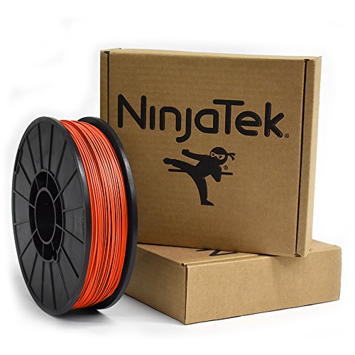 NinjaTek - 3DCH0517510 3DCH05117510 Cheetah TPU Filament, 1.75mm, TPE, 1kg, Lava (Orange) (Pack of 1)