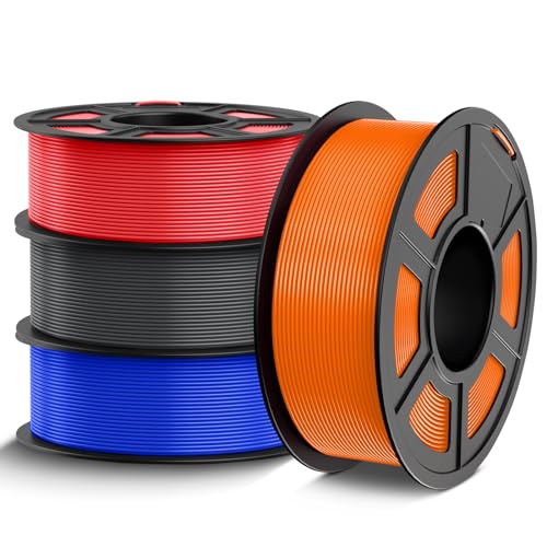 TECBEARS PETG Filament 1.75, 4kg Bundle, Multi T402