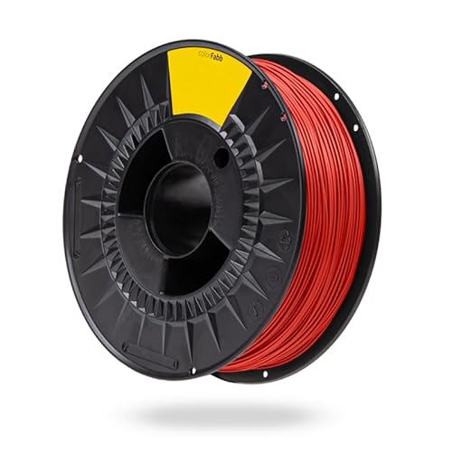 colorFabb PLA High Speed Pro Traffic Red 3D Printer Filament, 1.75mm Diameter, 1000g Spool, High Speed Printing, Excellent Toughness, Easy-to-Print