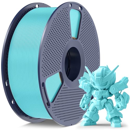 SUNLU High Speed PLA Meta Filament, 1KG PLA 3D Printer Filament 1.75mm, Tougher Neatly Wound 3D Filament, Dimensional Accuracy +/- 0.02 mm, Fits for Most FDM 3D Printers, 1KG Spool(2.2lbs), Ice Blue