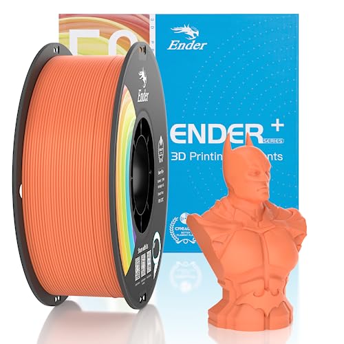 Official Creality PLA Filament Pro Orange, 1.75mm 3D Printer Filament, Ender PLA + (Plus) Printing Filament, 1kg Spool (2.2lbs), Dimensional Accuracy ±0.02mm. Fit Most Printer
