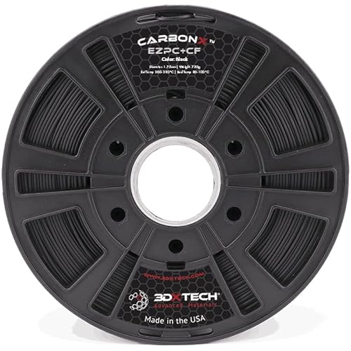 3DXTECH CarbonX EZ PC+CF Filament 1.75mm 500g 3D Printing Filament